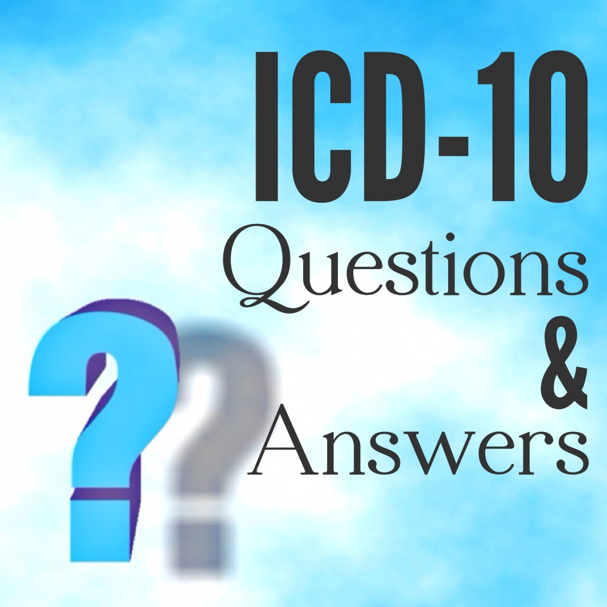 ICD-10 questions and answers