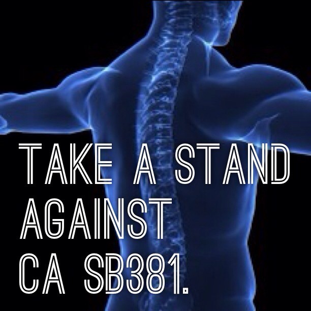 Take a stand against CA SB381