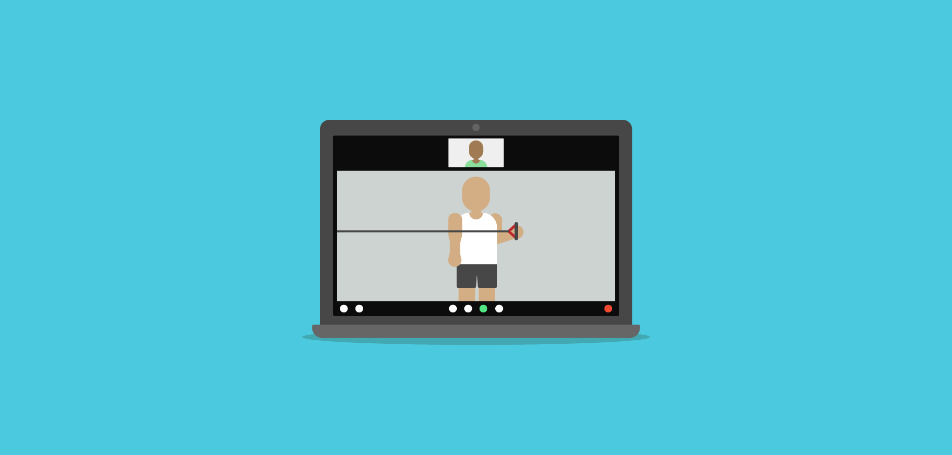 image representing how to conduct a physical therapy telehealth appointment